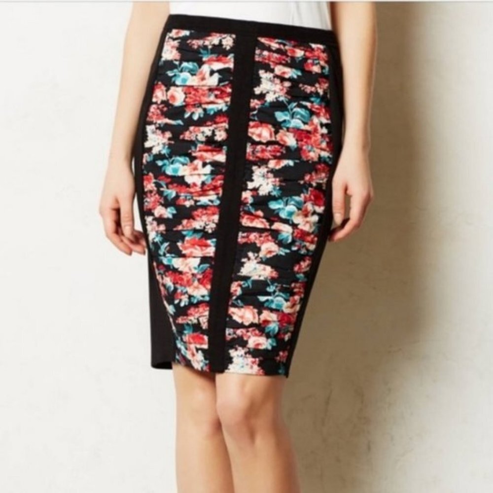 Bailey 44 Anthropology floral skirt size XS (72)